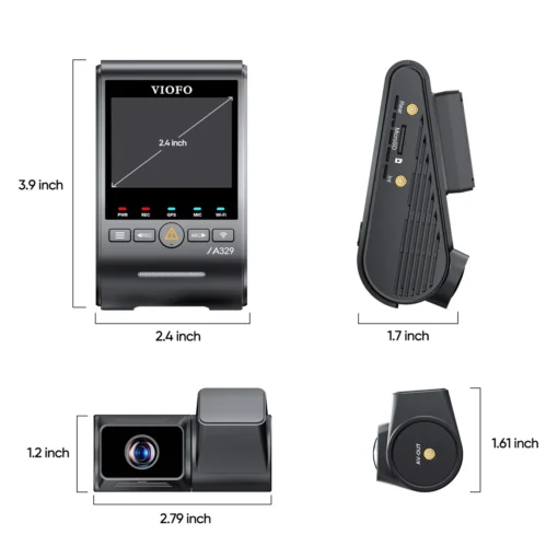Viofo A329T 4K Dual Dash Cam - Image 6