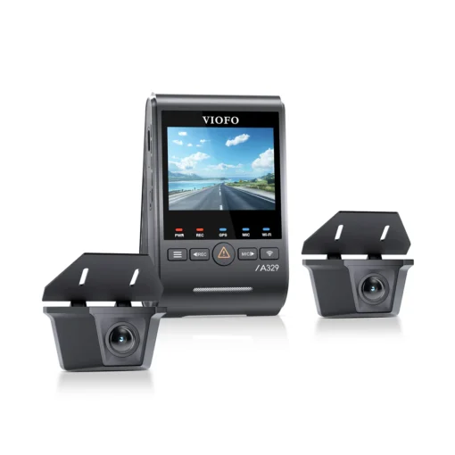 Viofo A329WW 4K 3 Channel Dash Cam with Dual Waterproof Rear Camera for Heavy-Duty Trucks and Trailers - Image 2