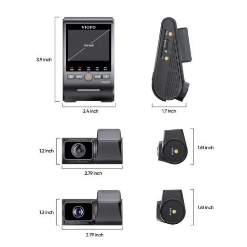 Viofo A329T 4K 3 Channel Dash Cam - Image 5