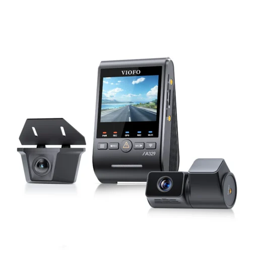 Viofo A329TW 4K 3 Channel 4K Front+2K Telephoto Camera+2K Waterproof Rear Camera Dash Cam - Image 2