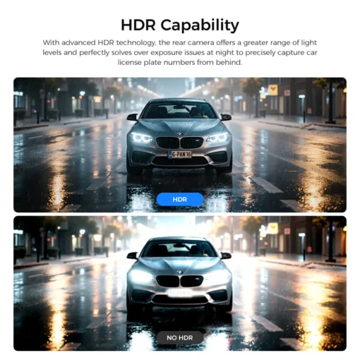 VIOFO RWC400 2K HDR 30FPS IP67 Waterproof Rear Camera Set for A329S/A329T Series - Image 4