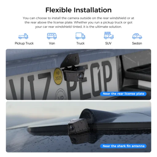 VIOFO RWC400 2K HDR 30FPS IP67 Waterproof Rear Camera Set for A329S/A329T Series - Image 6