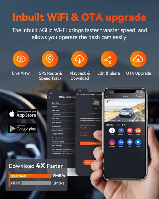 Vantrue S1 Pro 2.7K Dash Cam - Image 2