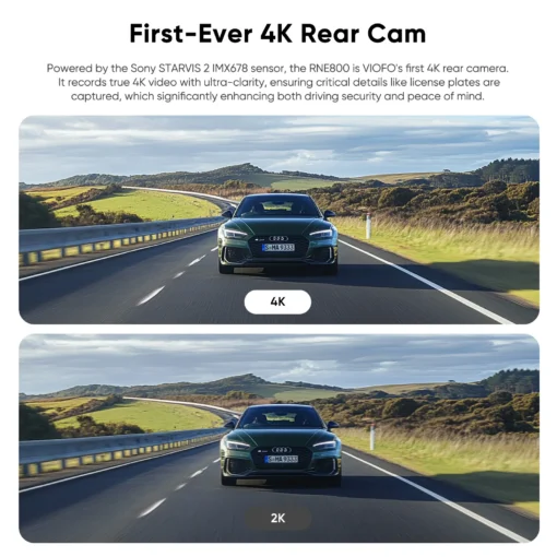 VIOFO RNE800 4K HDR Rear Camera with 6M Cable and Sticker for A229 Ultra Series - Image 2