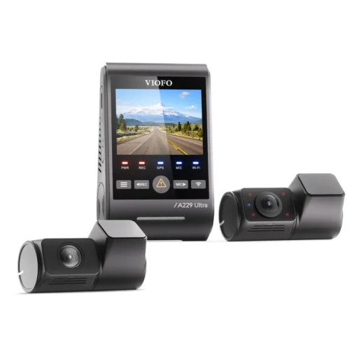 VIOFO A229 Ultra 3CH 4K Front + 4K Rear + 1080P Fisheye Cabin Dashcam - Image 5