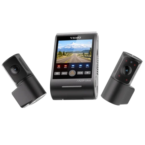 VIOFO A229 Ultra 3CH 4K Front + 4K Rear + 1080P Fisheye Cabin Dashcam - Image 2
