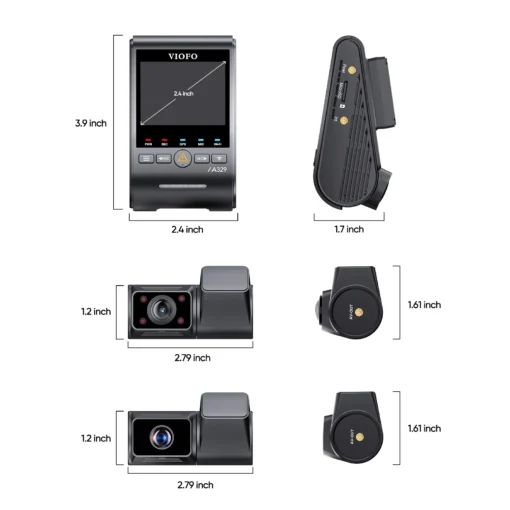 VIOFO A329TC 3 Channel Dash Cam - Image 6