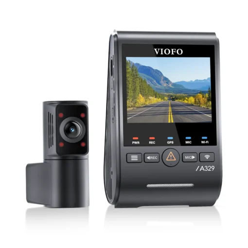 Viofo A329S 2CH IR 4K 60FPS Front + 2K Fisheye Interior Dash Cam - Image 2