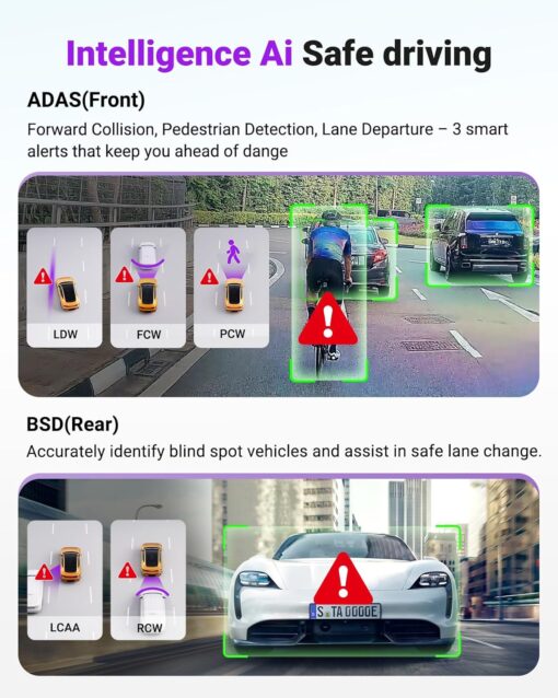 Vantrue S1 Pro Max 4K Front + 2.5K Rear Dual Dash Cam - Image 2