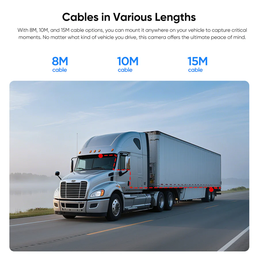 VIOFO RWE800 4K HDR Waterproof Rear Camera for A229 Ultra Series - Image 4