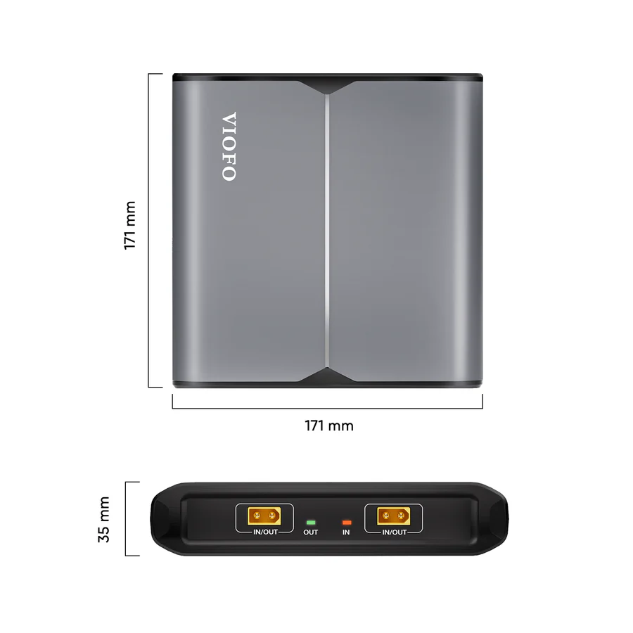 Viofo EP100 Expansion Battery for BP100 Battery Pack, Easy to Expand Capacity for Much Longer Parking Recording - Image 3