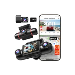 Redtiger VP40 4 Channel 2.5K Dash Cam Dual Sony STARVIS 2 HDR 5.8 Ghz WiFi Parking Monitor Dash Cam